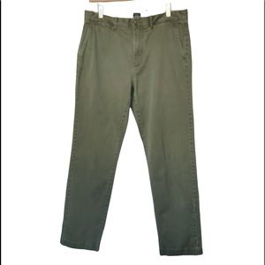 Men’s J. Crew 1040 Athletic fit stretch jeans Olive green size 34
